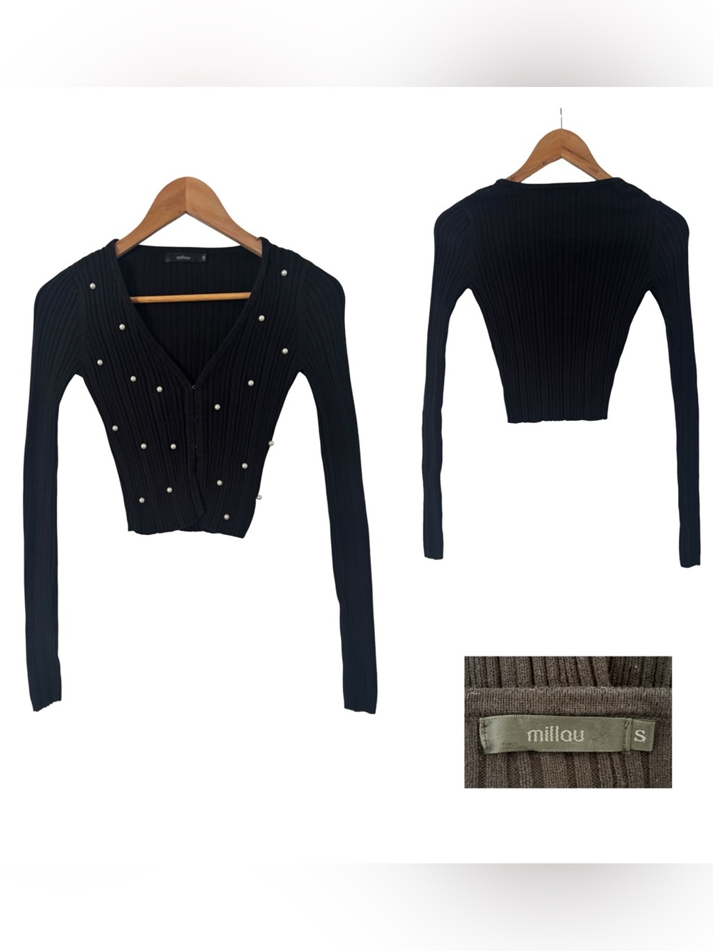 Millau Pearls Cardigan